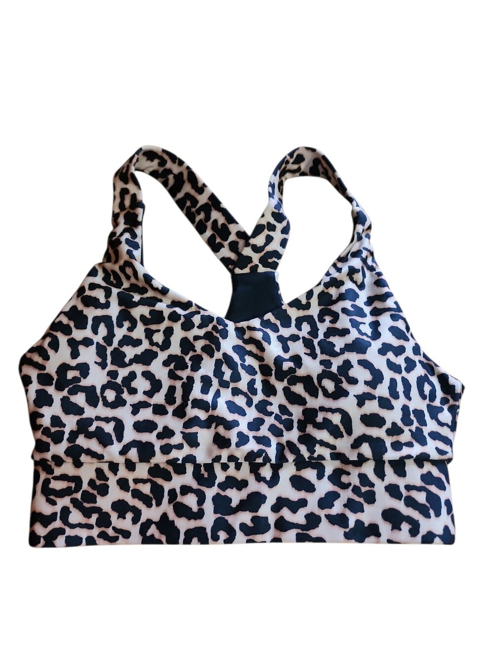 𝅺Kyodan Cheetah Print Sports‎ Bra Size Xs